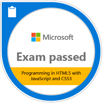 HTML5 JavaScript CSS3 Certification