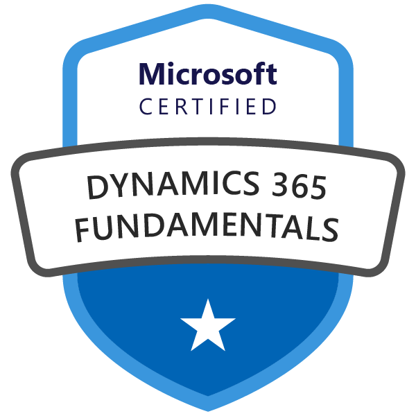 Dynamics 365 Fundamentals Certification